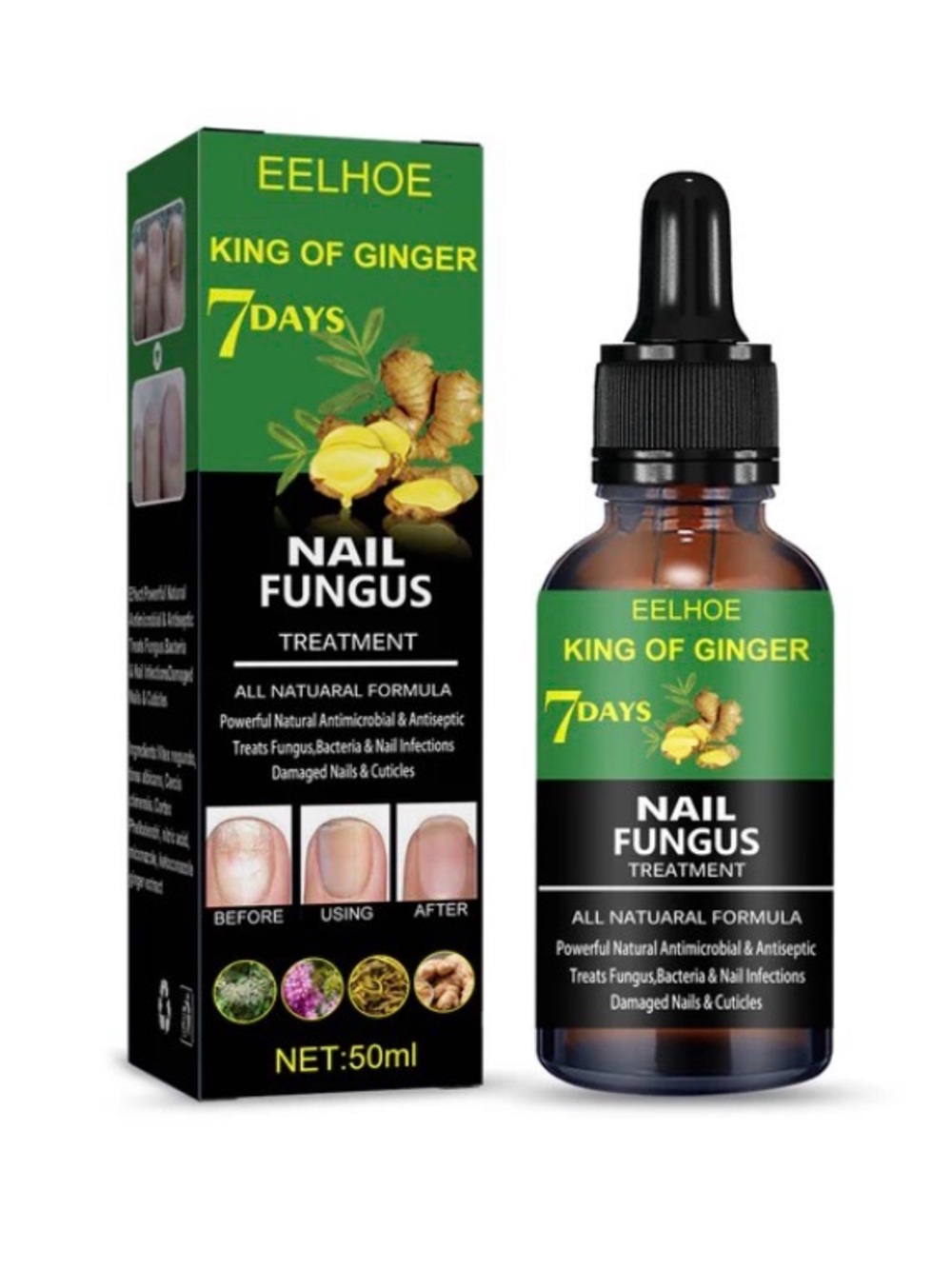 EELHOE King of Ginger 7 Days Nail Fungus Treatment - 50ml